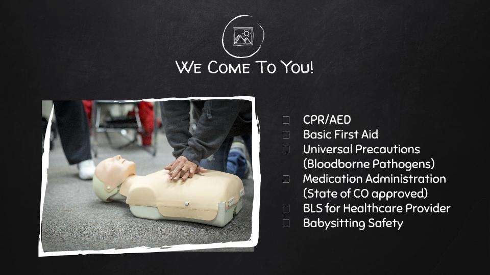 Colorado CPR & Safety Professionals | 170 McGregor Cir, Erie, CO 80516, USA | Phone: (720) 605-0605