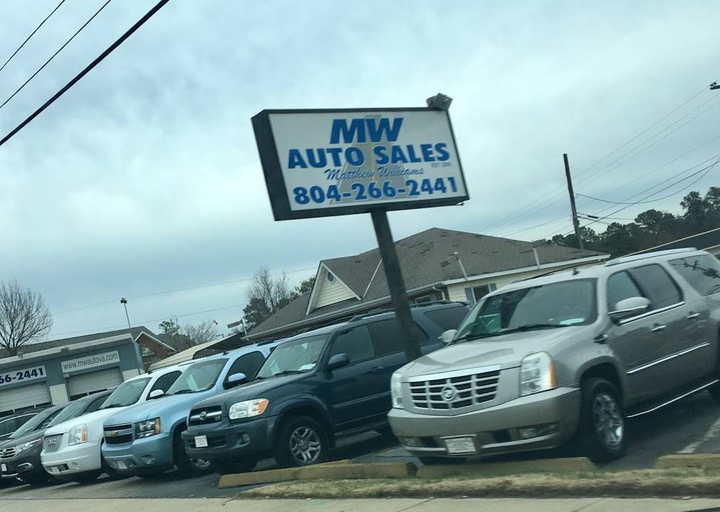 M.W. Auto Sales | 8601 Brook Rd, Glen Allen, VA 23060, USA | Phone: (804) 266-2441