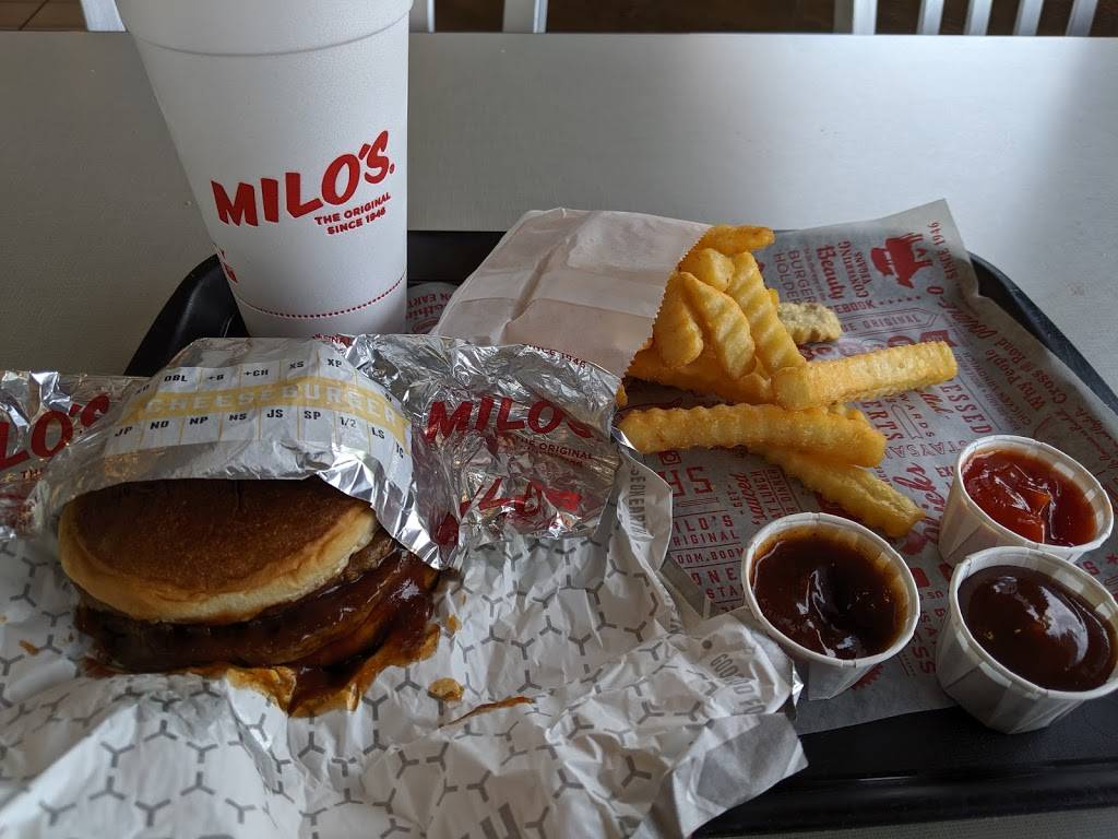 Milos Hamburgers | 604 Fieldstown Rd, Gardendale, AL 35071, USA | Phone: (205) 608-0050