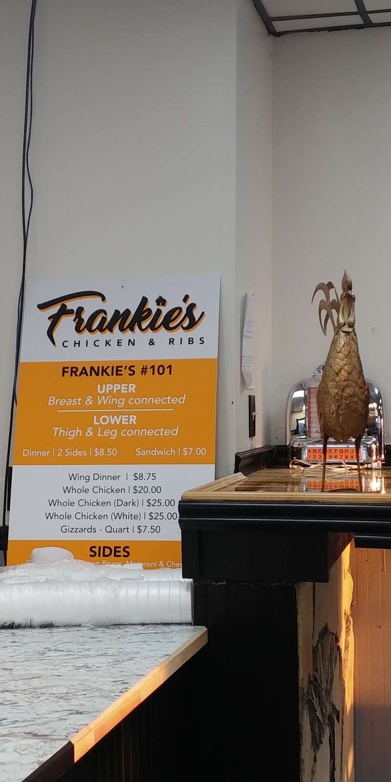 Frankie’s Chicken and Ribs LLC | 11705 HWY 70 West, Statesville Blvd, Cleveland, NC 27013, USA | Phone: (704) 326-5125