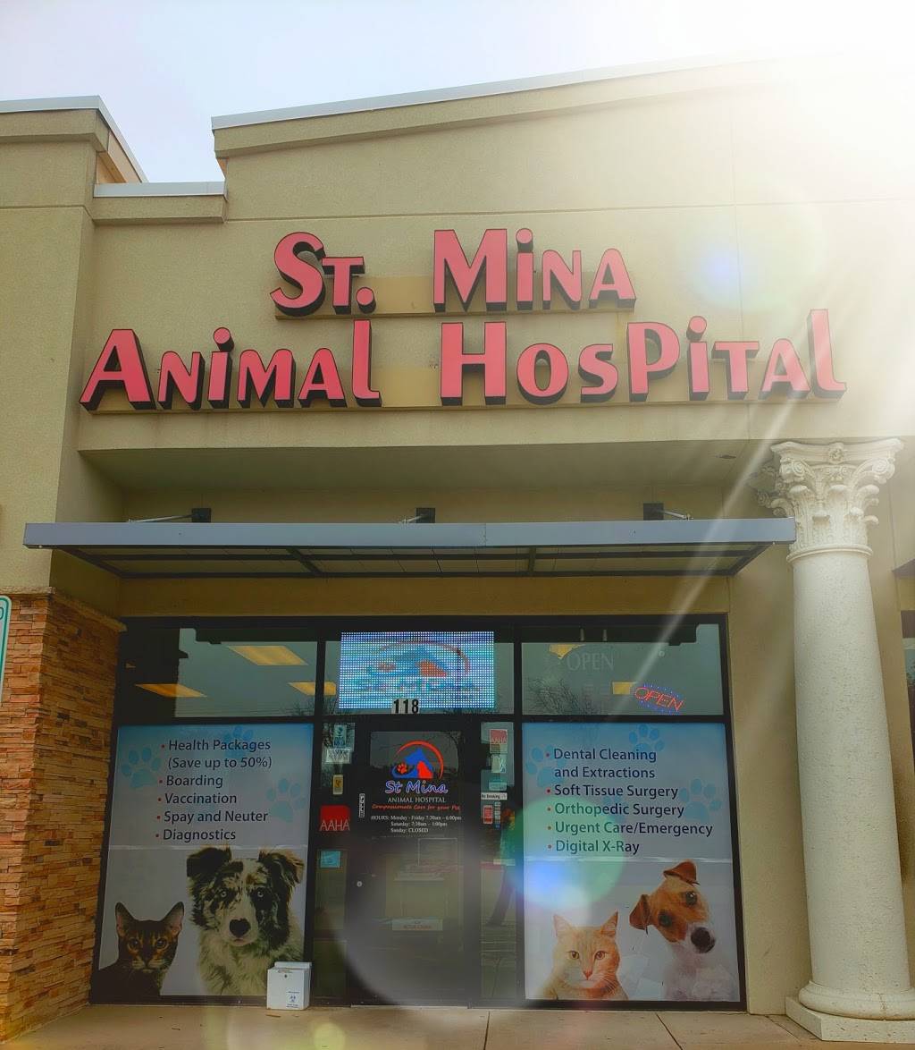 St. Mina Animal Hospital | 2840 Highway 157 N Suite 118, Mansfield, TX 76063, USA | Phone: (817) 453-7796