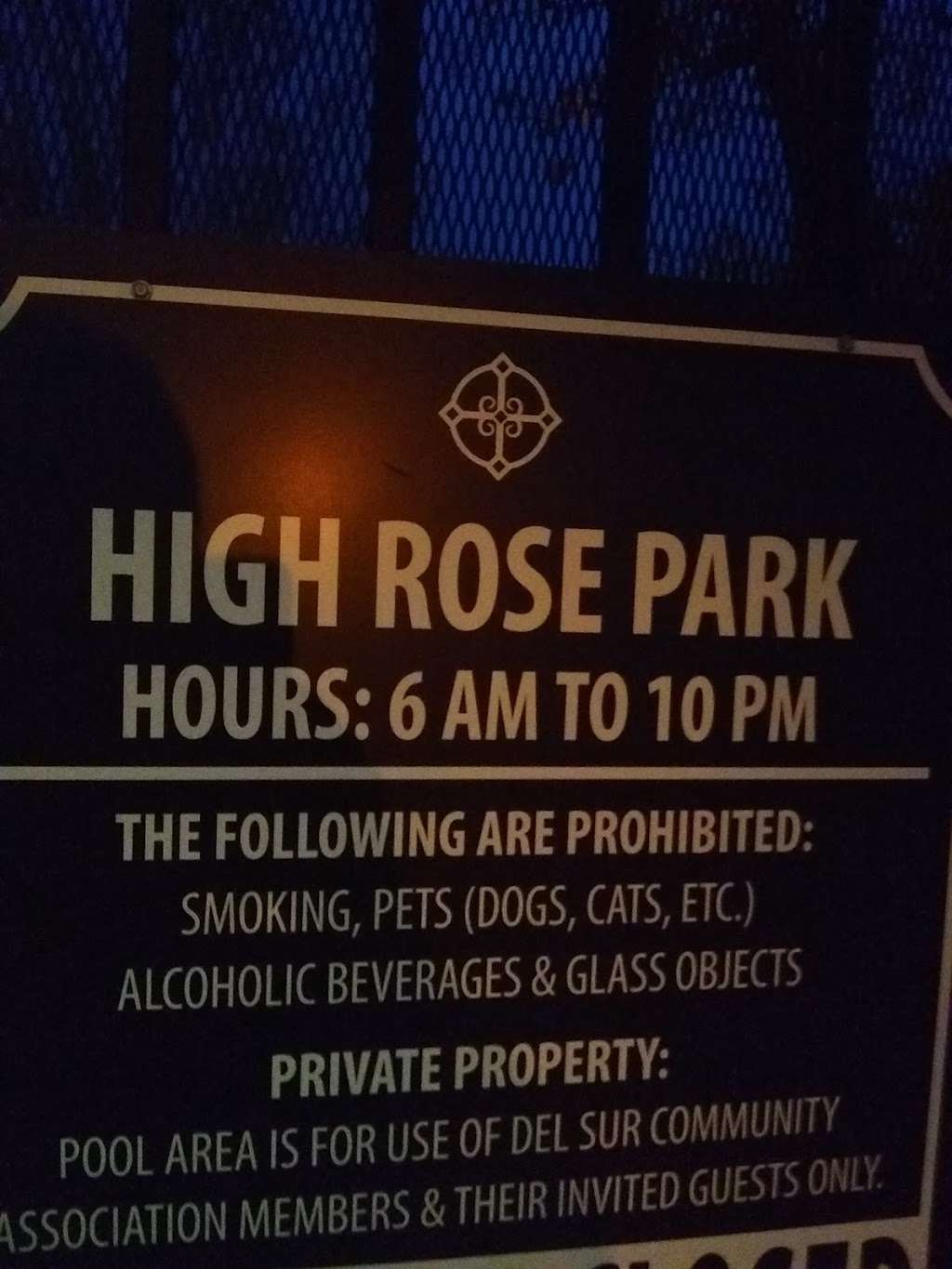 High Rose Park | S Chevy Chase, San Diego, CA 92127, USA