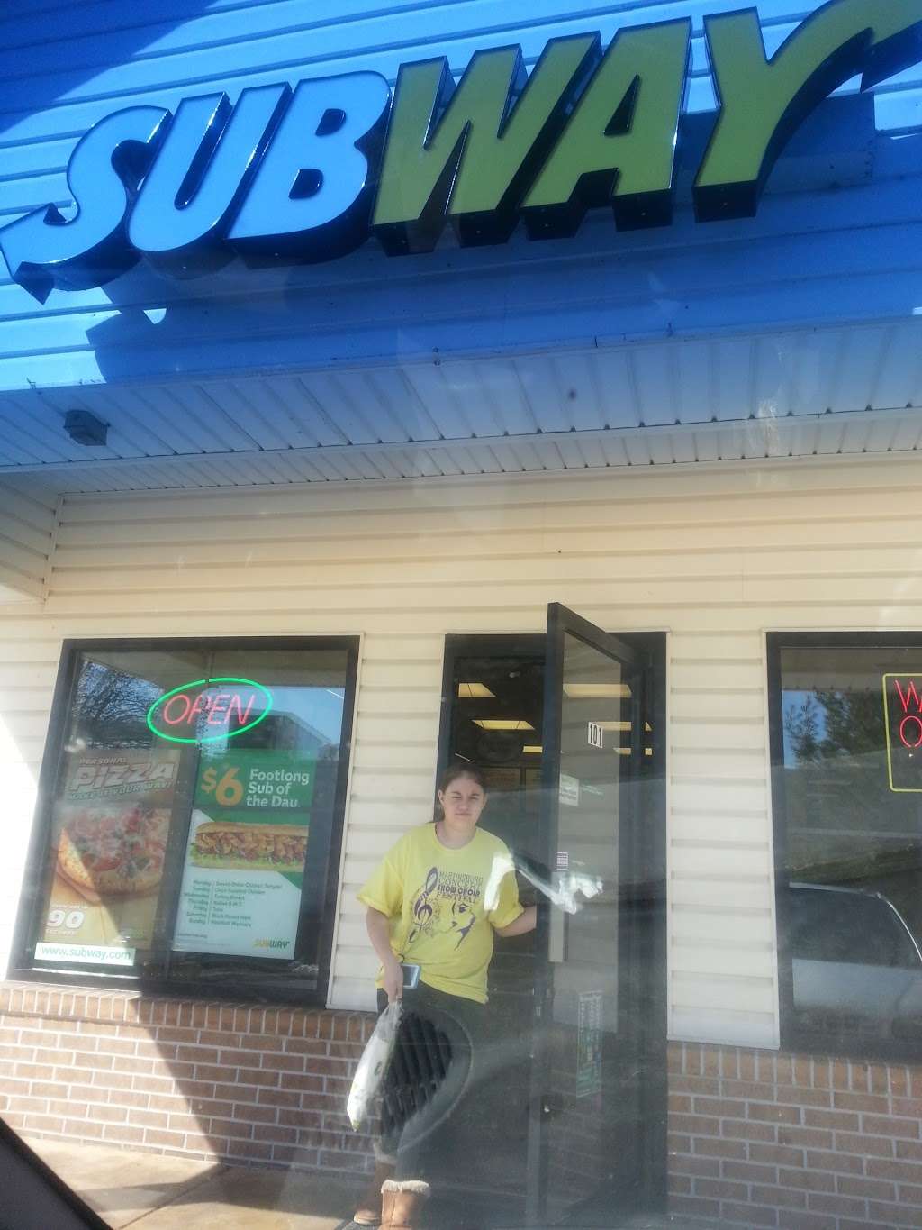 Subway Restaurants | 101 Silo Hill Rd, Emmitsburg, MD 21727, USA | Phone: (301) 447-2059