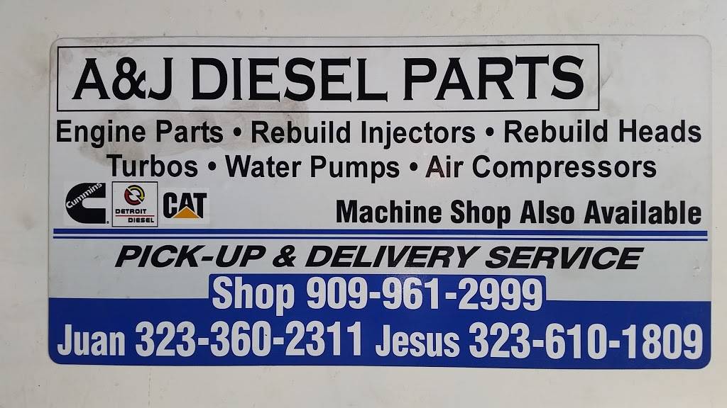 A & J Diesel Parts | 11134 Cedar Ave, Bloomington, CA 92316, USA | Phone: (909) 961-2999