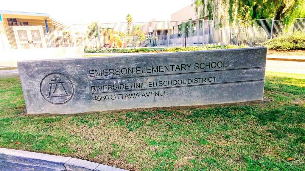 Emerson Elementary School | 4660 Ottawa Ave, Riverside, CA 92507, USA | Phone: (951) 788-7462