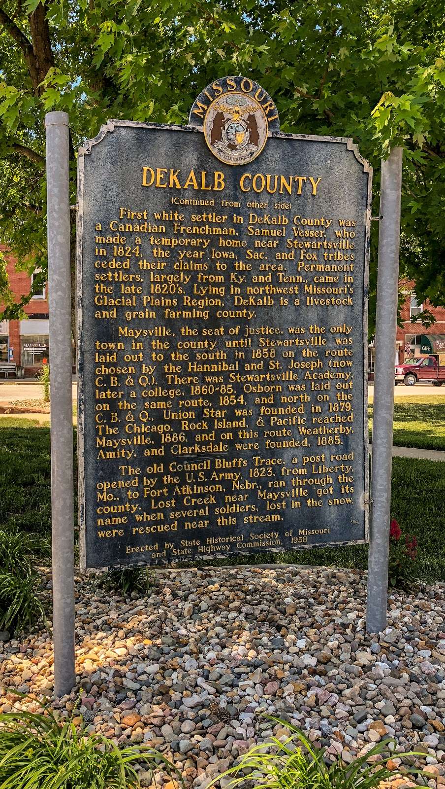 Dekalb County Courthouse | 109 W Main St, Maysville, MO 64469, USA | Phone: (816) 449-5402
