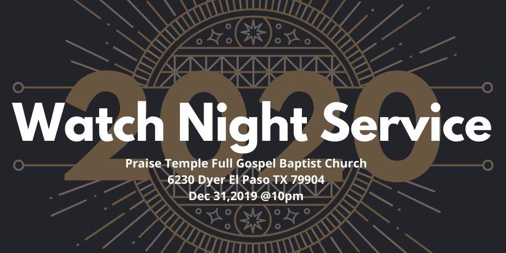 Praise Temple Full Gospel Baptist Church | 6230 Dyer St, El Paso, TX 79904, USA | Phone: (915) 694-3569