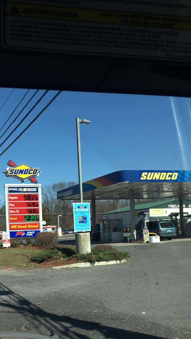 Sunoco Gas Station | 1528 US-206, Tabernacle, NJ 08088, USA | Phone: (856) 753-9765