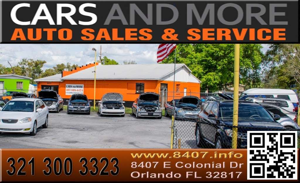 Cars and More | 8407 E Colonial Dr, Orlando, FL 32817 | Phone: (407) 601-6293