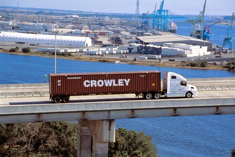 Crowley Liner & Logistics - Terminal | 36th Street & Delaware River Rd Pettys Island, Pennsauken Township, NJ 08110, USA | Phone: (856) 966-5800