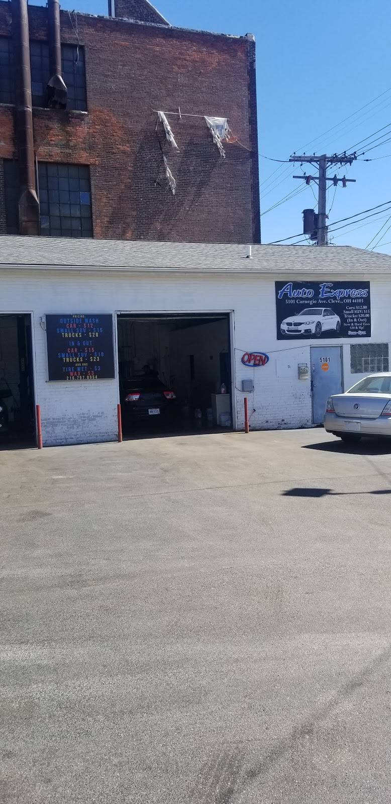 The auto Express hand car wash | 5101 Carnegie Ave, Cleveland, OH 44103, USA | Phone: (216) 797-0954