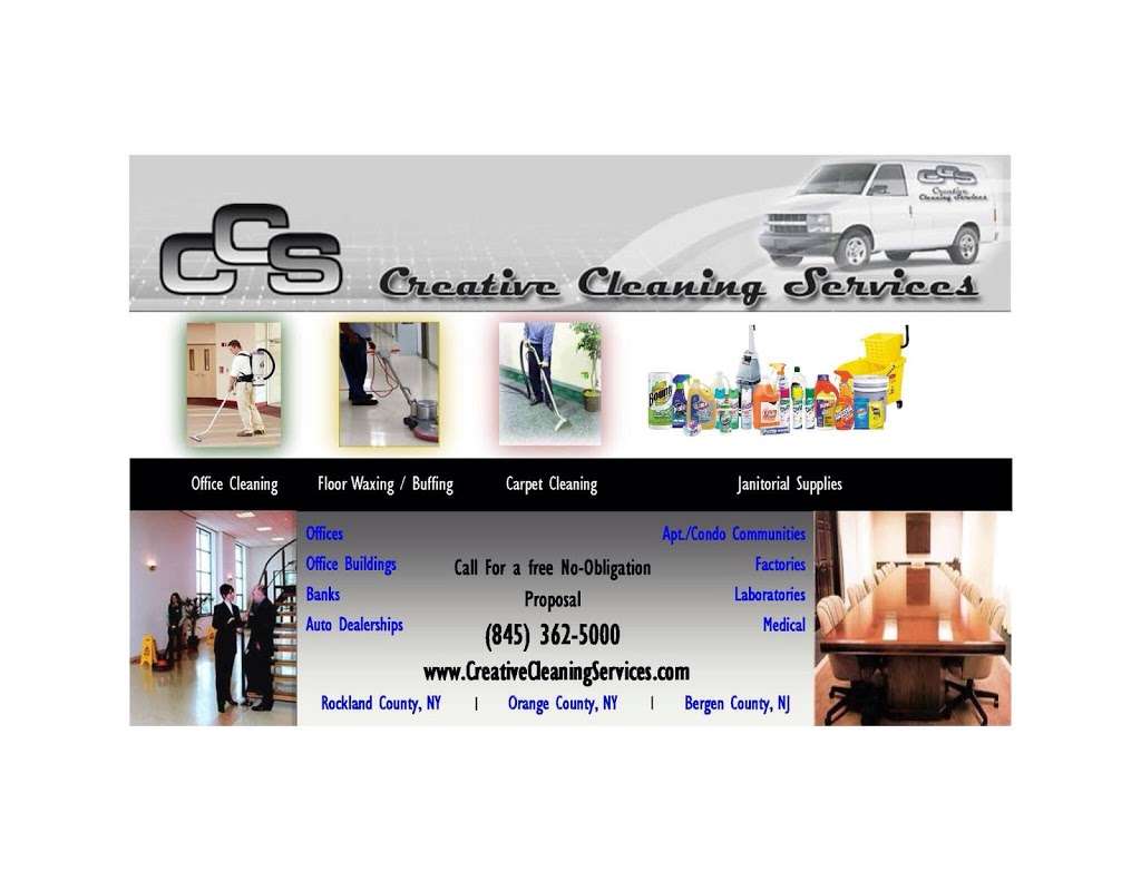 Creative Cleaning Services, Inc. | 245 N Main St #176, New City, NY 10956 | Phone: (845) 362-5000