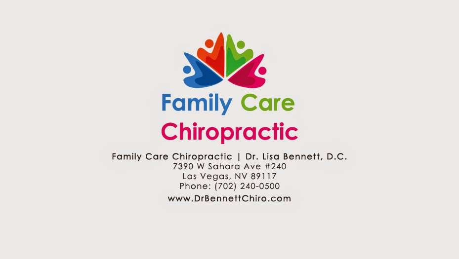 Family Care Chiropractic | 7390 W Sahara Ave #240, Las Vegas, NV 89117, USA | Phone: (702) 240-0500