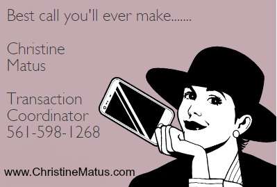 Christine Matus PA, Transaction Coordinators | 11869 Donlin Dr, Wellington, FL 33414, USA | Phone: (561) 598-1268