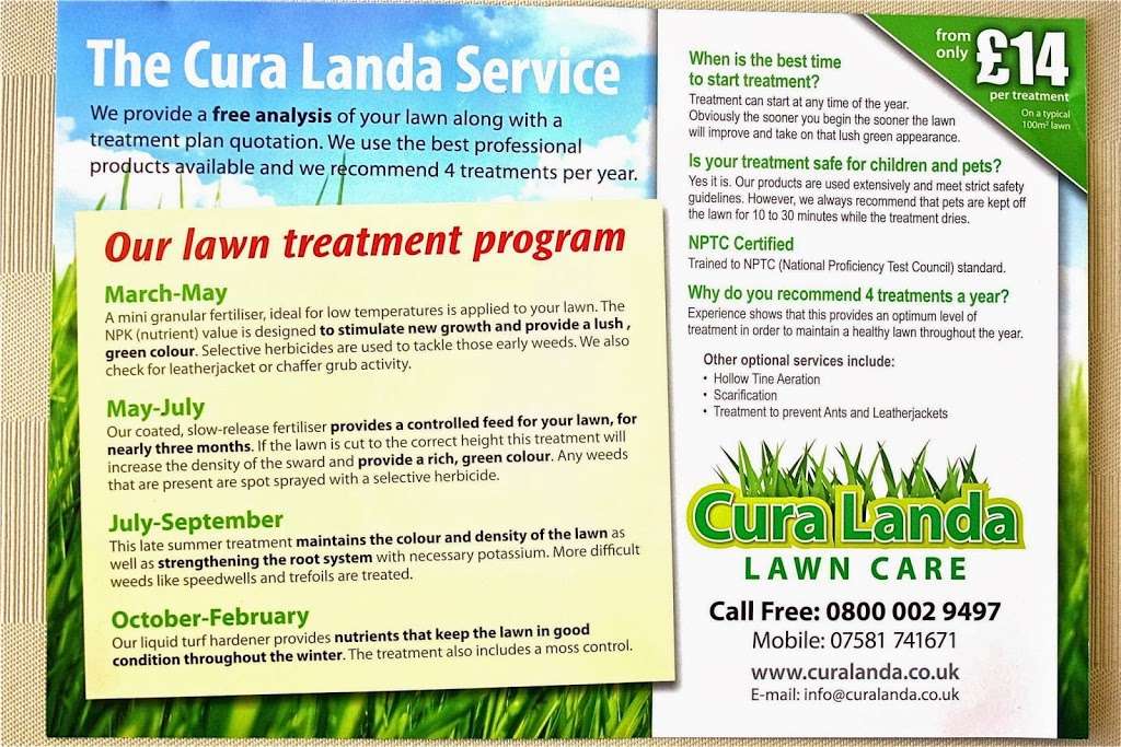 Cura Landa Lawn Care | 24 Perry Rd, Dunmow CM6 3GL, UK | Phone: 07581 741671