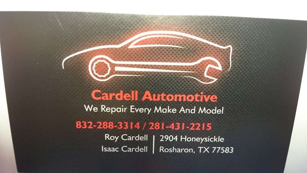 Cardell Automotive Repair Service | 2904 Honeysickle St, Rosharon, TX 77583, USA | Phone: (281) 431-2215