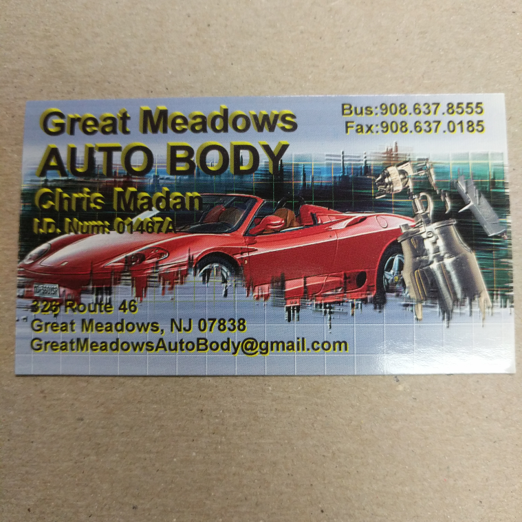Great Meadows Auto Body | 2 Island Rd, Great Meadows, NJ 07838, USA | Phone: (908) 637-8555