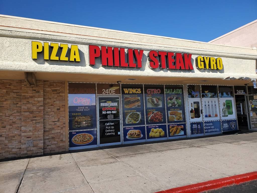 Famous Philly Steak, Gyro & Pizza | 240 N Jones Blvd Ste E, Las Vegas, NV 89107, USA | Phone: (702) 405-7007