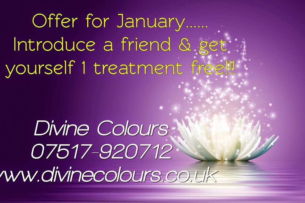 Divine Colours | Centre for Health, Caledonian House, Reigate Rd, Horley RH6 0AP, UK | Phone: 07517 920712