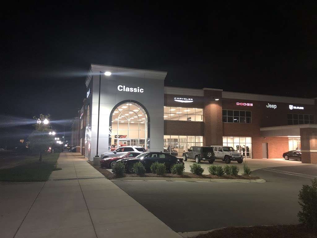 Classic Chrysler Dodge Jeep Ram of South Charlotte | 10724 Pineville Rd, Pineville, NC 28134, USA | Phone: (980) 498-5304