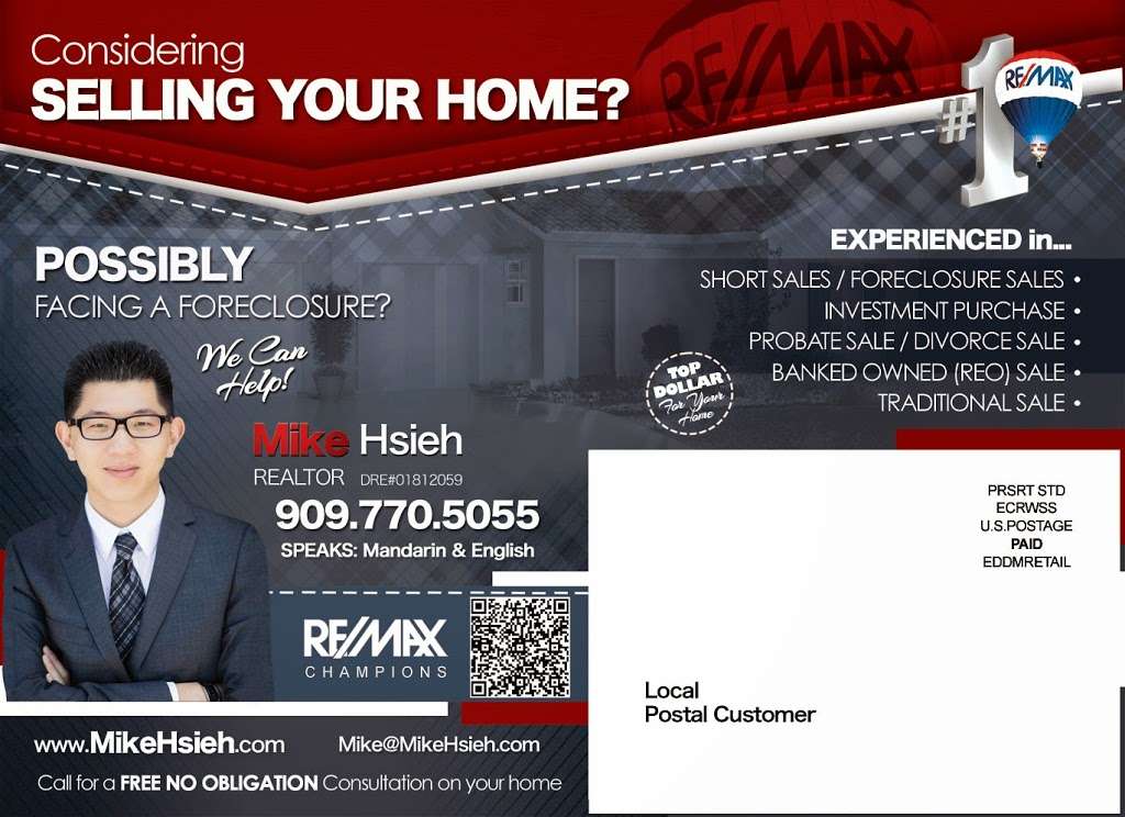 REMAX Top Producers- Mike Hsiehs Team | suite 120, 3350 E Birch St, Brea, CA 92821, USA | Phone: (909) 770-5055