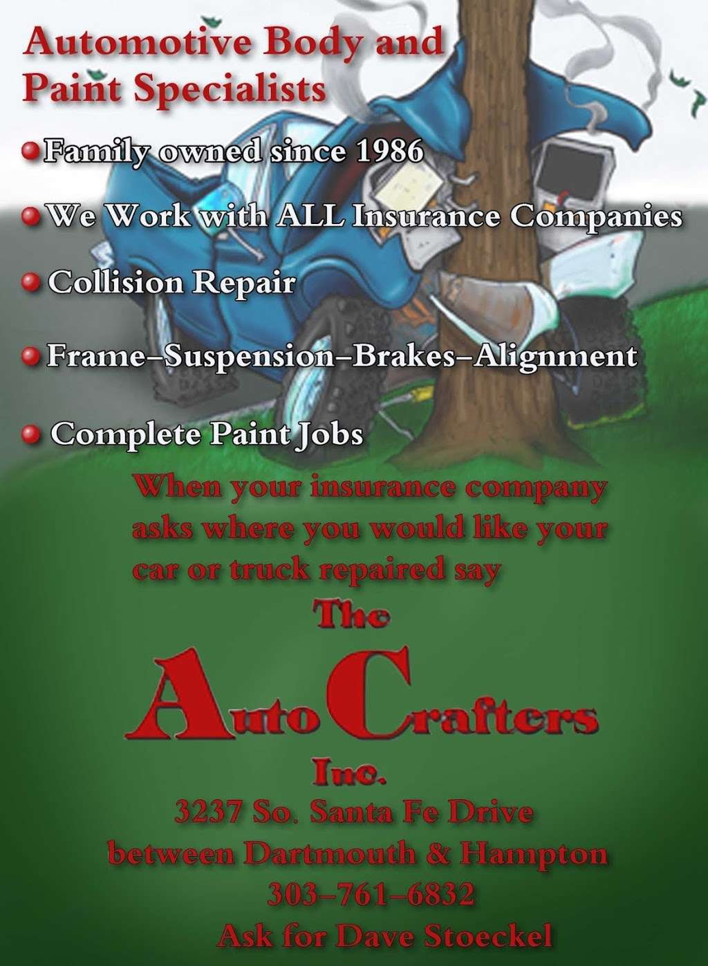 Auto Crafters Inc | 3237 S Santa Fe Dr, Englewood, CO 80110, USA | Phone: (303) 761-6832