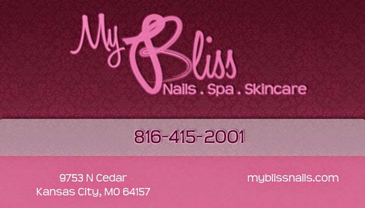 My Bliss Nails & Spa | 9763 N Cedar Ave, Kansas City, MO 64157, USA | Phone: (816) 415-2001