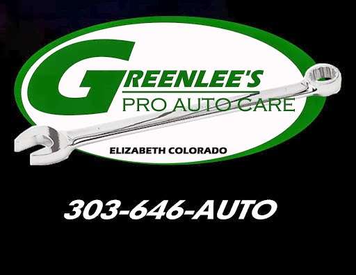 Greenlees Pro Auto Care | 495 E Kiowa Ave, Elizabeth, CO 80107, USA | Phone: (303) 646-2886