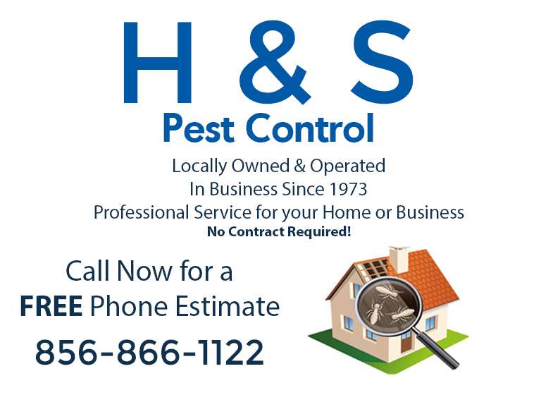 H & S Pest Control | 7227 Rogers Ave, Pennsauken Township, NJ 08109, USA | Phone: (856) 866-1122