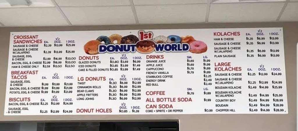 1st Donut World | 28910 Hardin Store Rd Suite 100, Magnolia, TX 77354, USA | Phone: (832) 943-6688