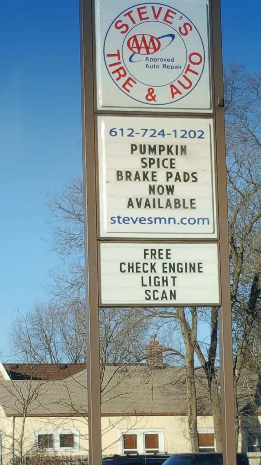 Steves Tire & Auto | 5355 S 34th Ave, Minneapolis, MN 55417, USA | Phone: (612) 724-1202