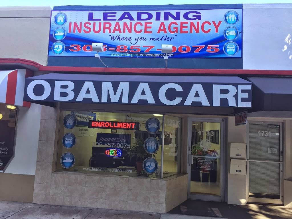 Leading Insurance Agency | 1733 SW 22nd St, Miami, FL 33145, USA | Phone: (305) 857-0075