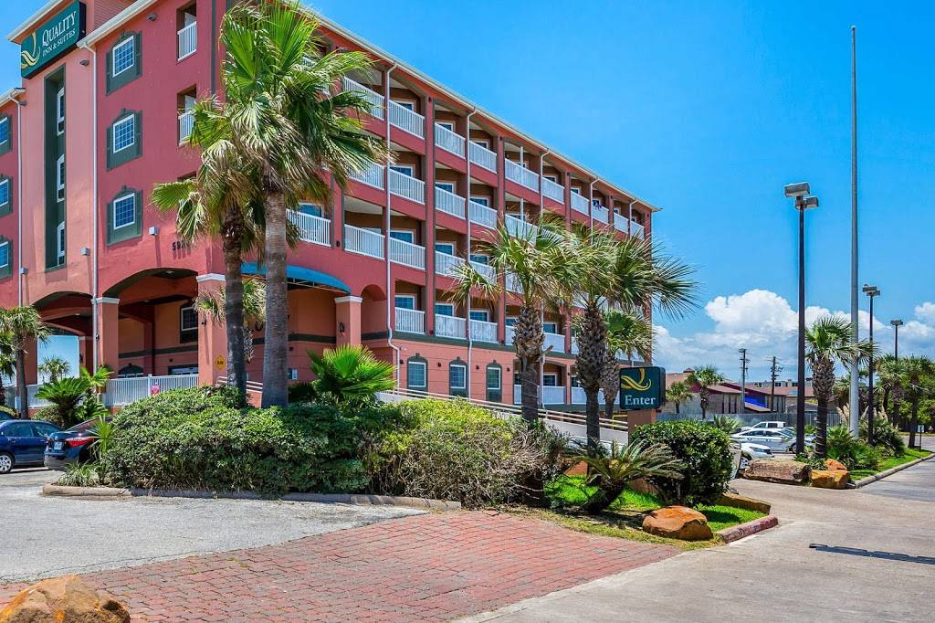 Quality Inn & Suites Beachfront | 5924 Seawall Blvd, Galveston, TX 77551 | Phone: (409) 740-1088