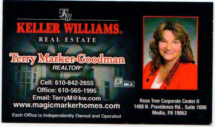Terry Marker-Goodman- Keller Williams Real Estate | 1400 N Providence Rd, Media, PA 19063, USA | Phone: (610) 565-1995