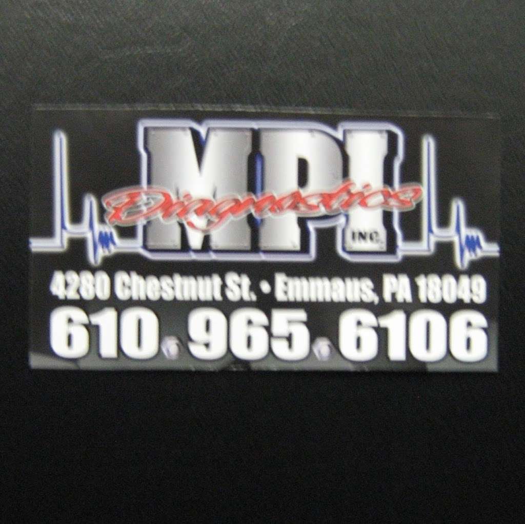 MPI Diagnostics Inc. | 4280 Chestnut St, Emmaus, PA 18049, USA | Phone: (610) 965-6106