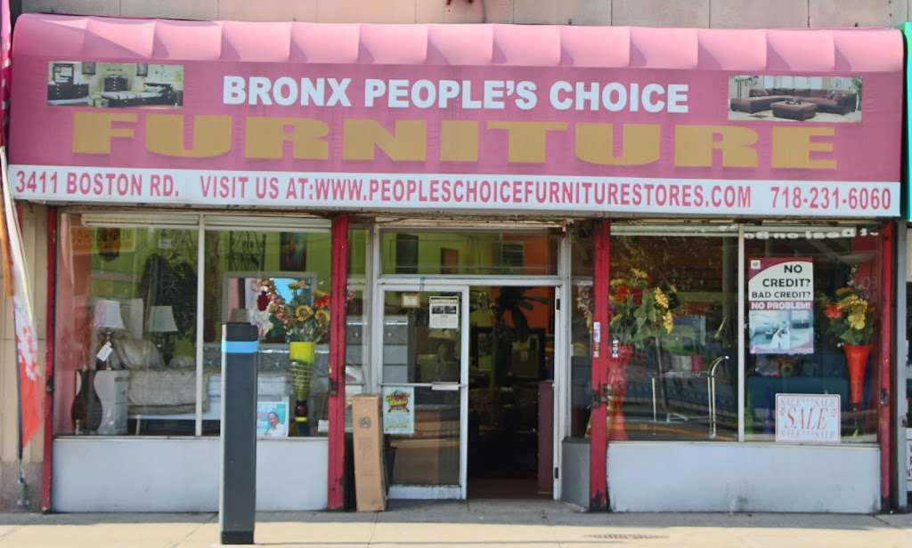 Peoples Choice Furniture | 3411 Boston Rd, Bronx, NY 10469, USA | Phone: (718) 231-6060