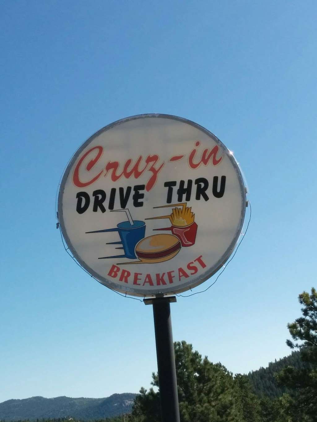 Cruz-In Drive Thru | 67366 US Hwy 285, Pine, CO 80470, USA | Phone: (303) 838-0140