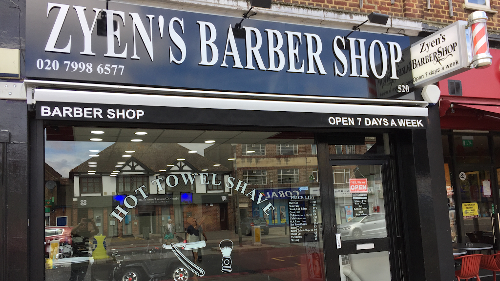 Zyens barber shop | 520 London Rd, Sutton SM3 8HW, UK | Phone: 020 7998 6577