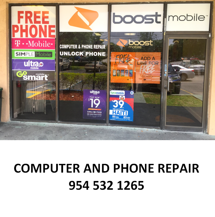 Boost Mobile - Computer and Phone Repair | 320 South State Road 7, Margate, FL 33068, USA | Phone: (954) 532-1265