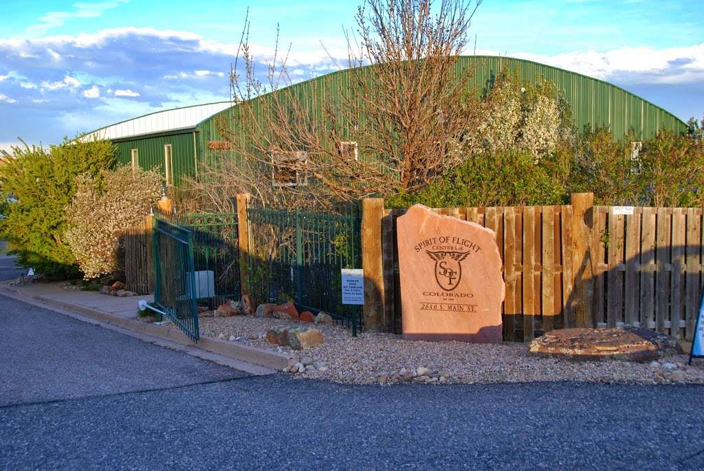 Spirit of Flight Center | 2650 S Main St, Erie, CO 80516, USA | Phone: (303) 460-1156 Spirit of Flight Center | 2650 S Main St, Erie, CO 80516, USA | Phone: (303) 460-1156