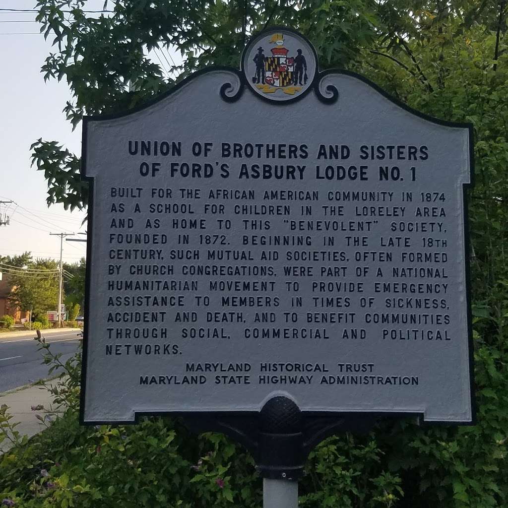 Union of Brothers and Sisters of Fords Asbury Lodge No.1 | 11709 Philadelphia Rd, White Marsh, MD 21162, USA