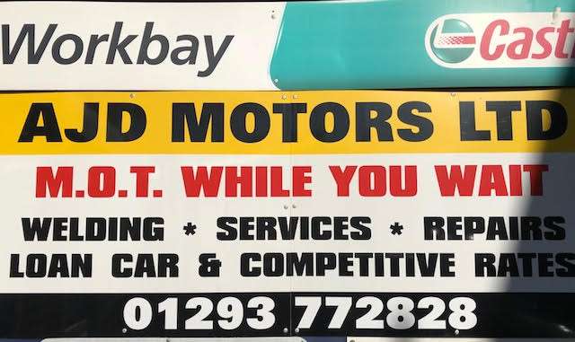 AJD Motors ltd | Shipley bridge Antlands La, Shipley Bridge, Horley RH6 9TE, UK | Phone: 01293 772828