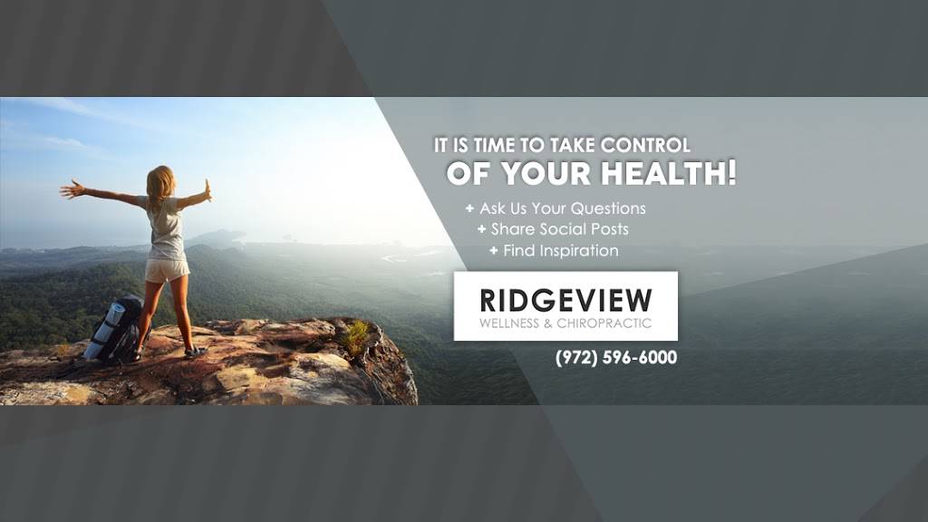 Ridgeview Wellness & Chiropractic | 4011 W Plano Pkwy #115, Plano, TX 75093, USA | Phone: (972) 596-6000