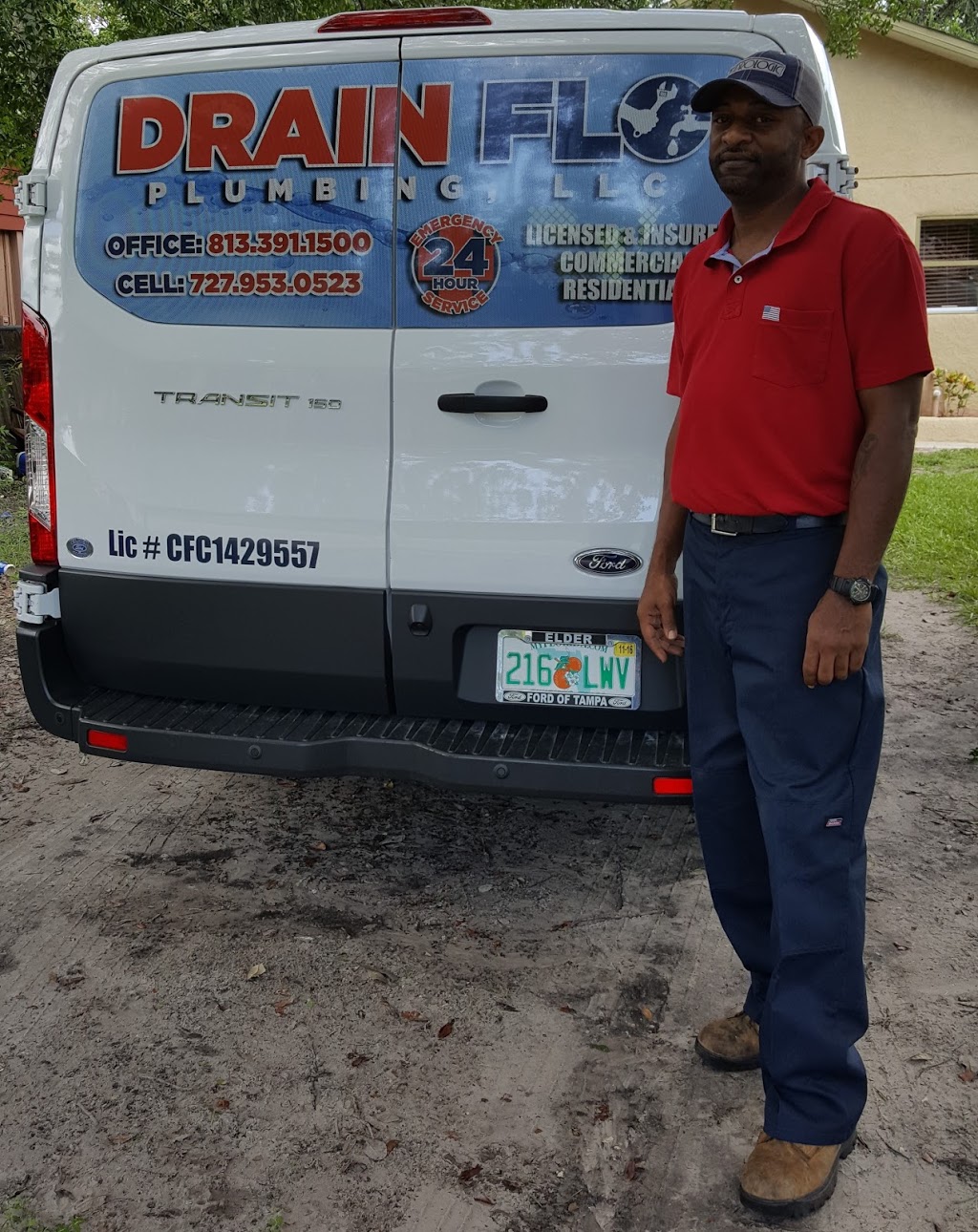 Drain Flo Plumbing | 10213 N Ninevah Rd, Tampa, FL 33617, USA | Phone: (813) 391-1500