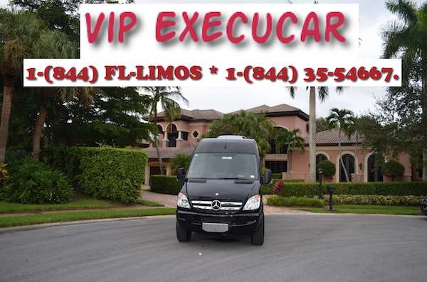 Miami Party Bus Sprinter Limo Car Ride | 18800 NE 29th Ave #301, Aventura, FL 33180, USA | Phone: (954) 448-7599