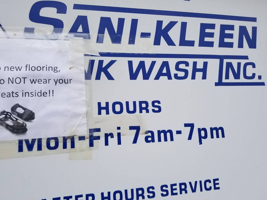 Sani Kleen Tank Wash | 5951 Prospect Rd, Wichita, KS 67204, USA | Phone: (316) 744-1800