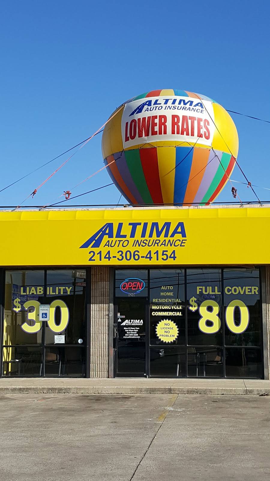 Altima Auto Insurane | 6155 Samuell Blvd #120, Dallas, TX 75228 | Phone: (214) 306-4154