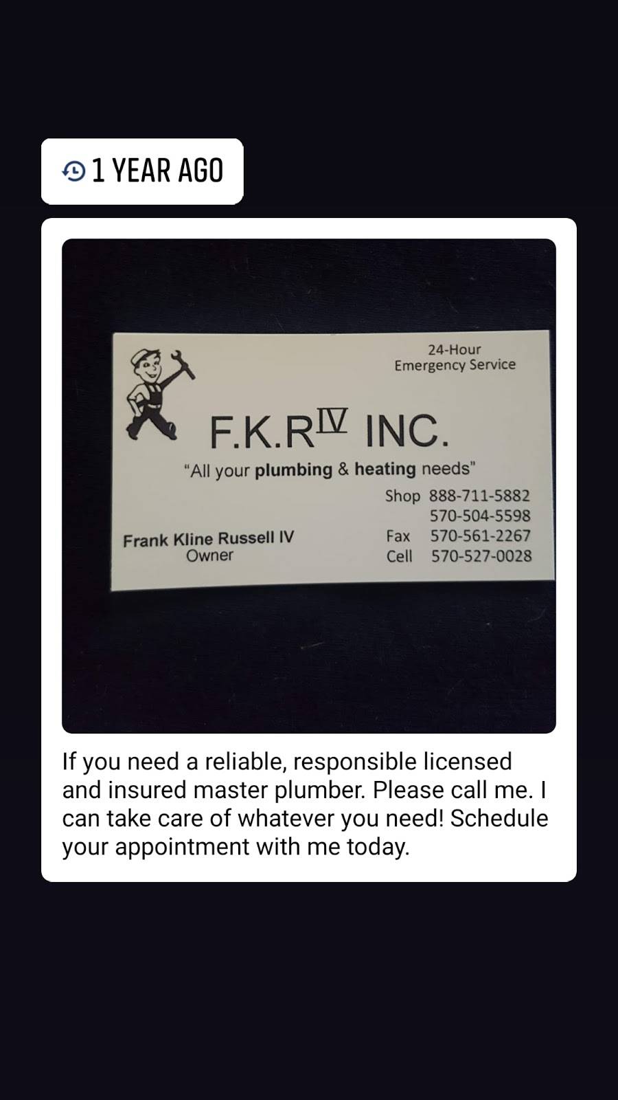 FKRIV Plumbing & Heating, Inc. | 3109 Brightside Ave, Bristol, PA 19007 | Phone: (888) 711-5882