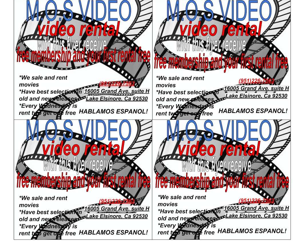 M.O.S. Video | 16055 Grand Ave, Lake Elsinore, CA 92530 | Phone: (951) 805-0972