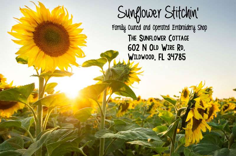 Sunflower Stitchin | 602 N Old Wire Rd, Wildwood, FL 34785, USA | Phone: (352) 603-1161